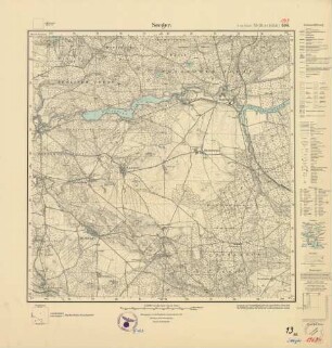 1963 (alte Nr.: 608) Seeger, Meßtischblatt (4 cm - Karte)