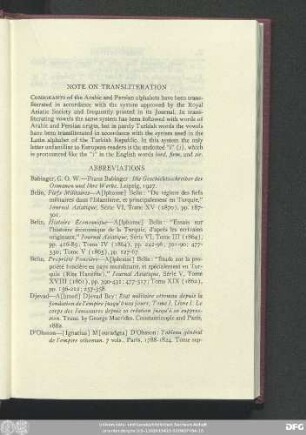 Note On Transliteration