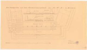 Dachgarten eines Verwaltungsgebäudes der R.W.K., Bremen: Grundriss 1:100