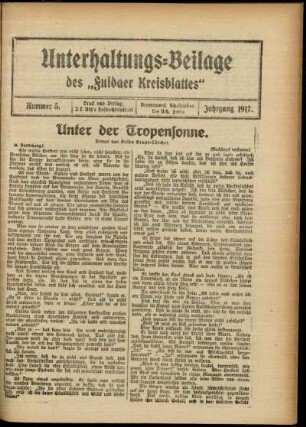 Ausgabe vom Sonntag, den 04. Februar 1917.