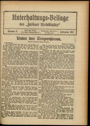 Ausgabe vom Sonntag, den 04. Februar 1917.