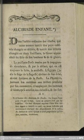 Alcibiade Enfant