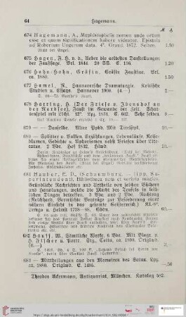 Hagemann (Nr. 674 - 683)