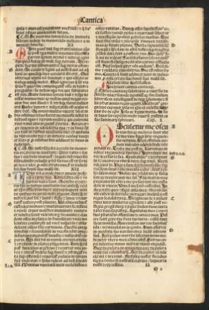 Incipiunt cantica canticorum.