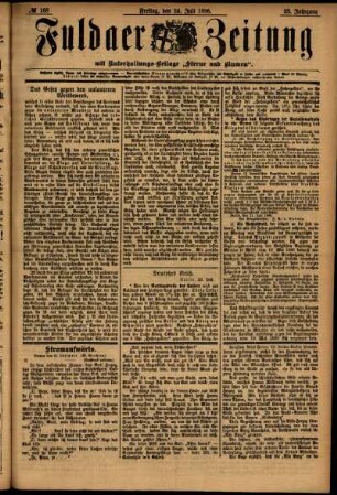 Ausgabe vom Freitag, den 24. Juli 1896.