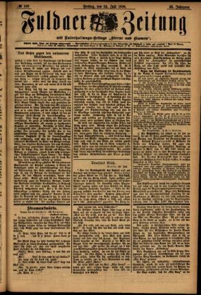 Ausgabe vom Freitag, den 24. Juli 1896.