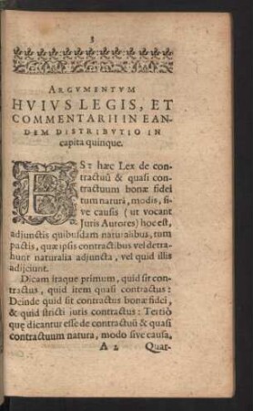 Argumentum huius legis