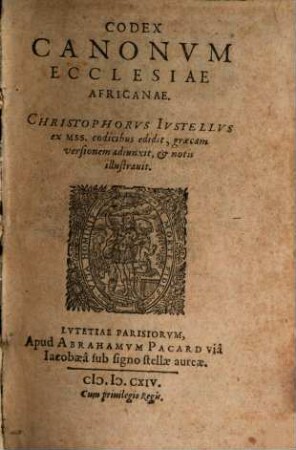Codex Canonum Ecclesiae Africanae