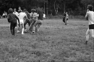 Bonndorf, Ebnet: Jugendzeltlager; Fußballmatch