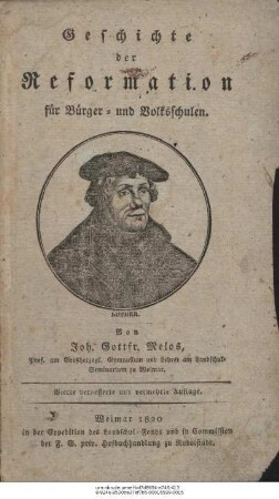 Geschichte der Reformation : für Bürger- und Volksschulen