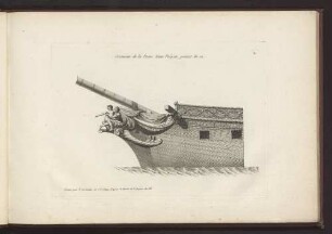 Ornements de la Proue d'une Frégate, portant du 12.