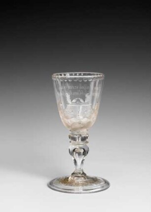 Pokal mit Inschrift
