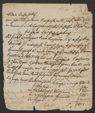 Brief an Felix Mendelssohn Bartholdy : 14.01.1835