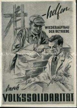 Postkarte der Volkssolidarität