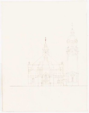 Kirche, Krassow: Ansicht von Norden