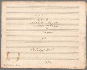 Die zwei Grenadiere, Singstimmen, Klavier; op. 60 - BSB Mus.Schott.Ha 5903-2