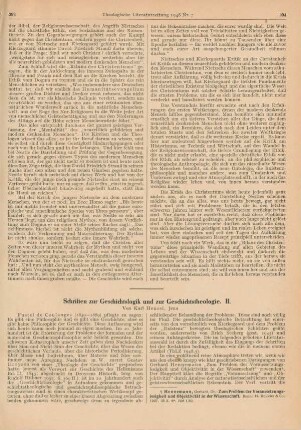 393-398 Schriften zur Geschichtslogik und zur Geschichtstheologie, II.