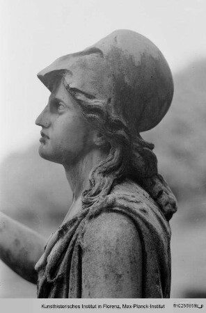 Kopie nach der Athena des Myron : Kopf, Arm und Schild (Ergänzungen)