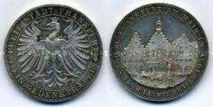 Gedenktaler zum Fürstentag 1863