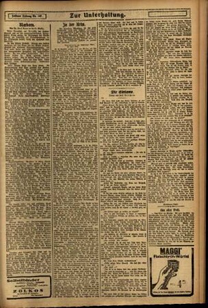 Zweite Ausgabe vom Donnerstag, den 26. Juni 1924.