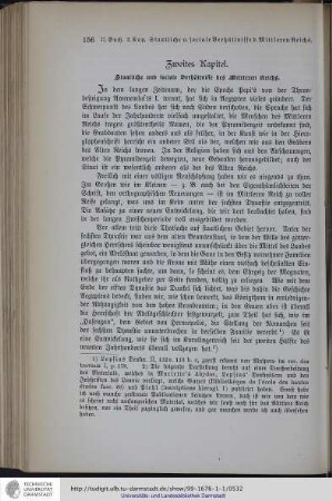 Zweites Kapitel. Staatliche und soziale Verhältnisse des Mittleren Reichs