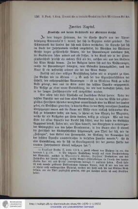 Zweites Kapitel. Staatliche und soziale Verhältnisse des Mittleren Reichs