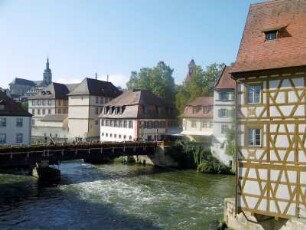 Bamberg: Regnitz mit Uferbebauung