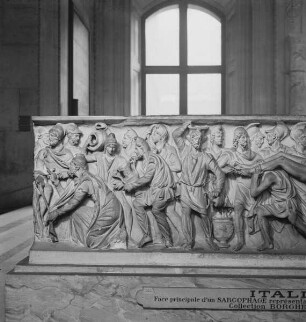 Sarkophag mit Darstellung aus der Achillessage: Beerdigung des Hektor