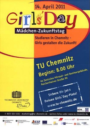 Girl´s Day´- Mädchen-Zukunftstag