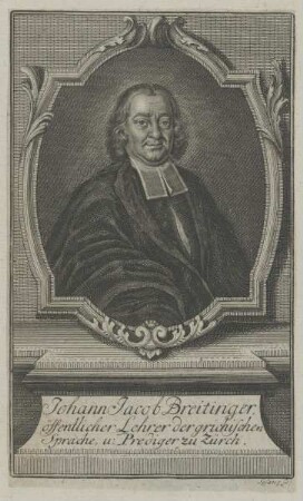 Bildnis des Johann Jacob Breitinger