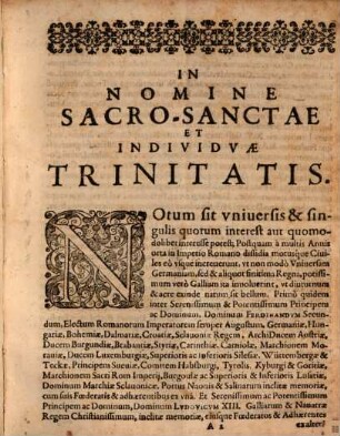 Instrvmentvm Pacis, A Sacræ Cæsareæ, Et Sacræ Christianissimæ Maiest. Maiest. Nec Non Sacri Rom. Imperij Deputatorum extraordinariorum & aliorum Electorum, Principum, & Statuum Legatis Plenipotentiariis Monasterii Westphalorum 24. Mensis Octobris, Anno 1648. subscriptum, eorundemq[ue] Sigillis munitum