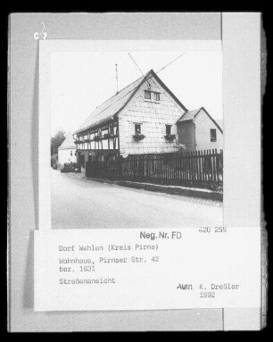 Wohnhaus, Stadt Wehlen
