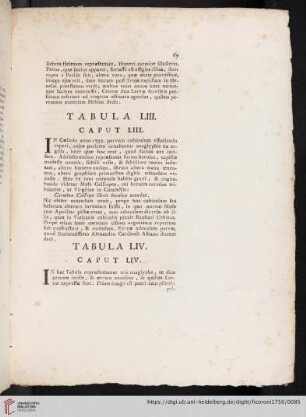 Tabula LIII. Caput LIII
