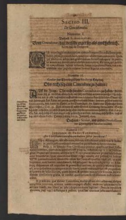Sectio III. De Concubinatu.