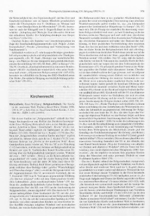 975-977 [Rezension] Religionsfreiheit