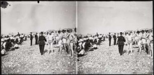 Dieppe. Soldaten beim Bad am Strand