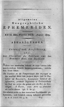 Viertes Stück August 1809