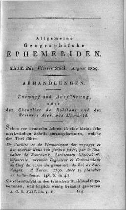 Viertes Stück August 1809