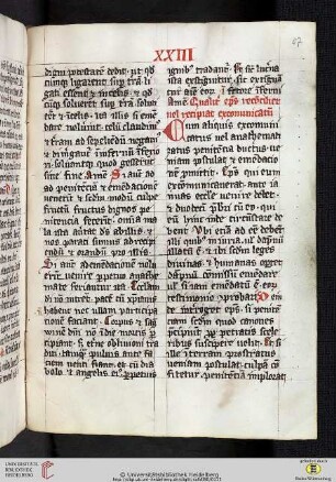 XXIII. Qualiter episcopus reconciliet vel recipiat excomunicatum