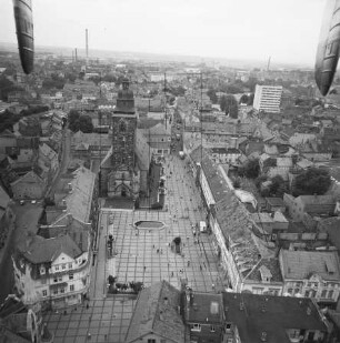 Margarethenkirche auf dem Neumarkt von Gotha : Blickrichtung Osten