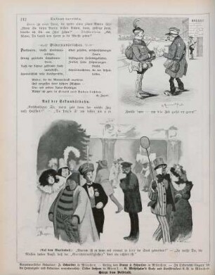 "Auf der Secundärbahn" "Auf dem Maskenball"