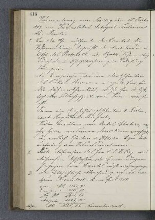Versammlung am Freitag den 18. October 1907. im Vereinslokal Metropol Restaurant St. Pauli.