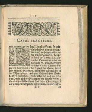 Casus Practicus.