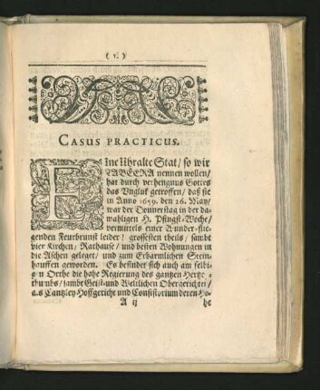 Casus Practicus.