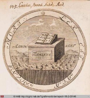 Wappen des Bernhard Friedrich Rudolph Lauhn