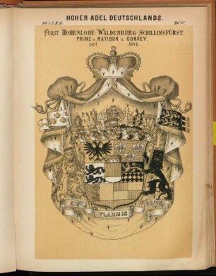 Taf. 77. Fürst Hohenlohe-Waldenburg-Schillingsfürst. Prinz v. Ratibor u. Corvey.