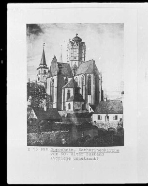 Oppenheim (Kreis Mainz-Bingen), Katharinenkirche von Südosten