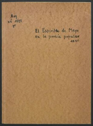 El espíritu de Mayo en la poesía popular