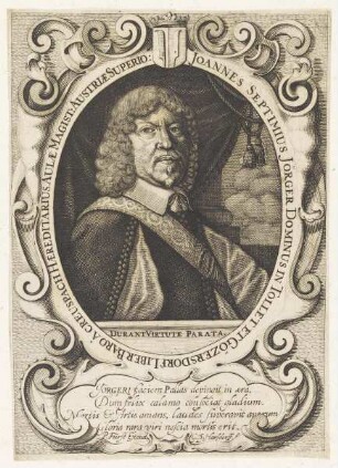 Bildnis des Joannes Septimius Jörger in Tollet