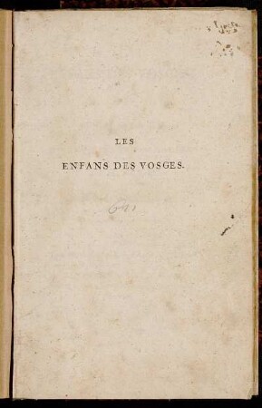 Tome Second: Les Enfans Des Vosges, Ou Mémoires D'Un Vieillard Alsacien. Tome Second